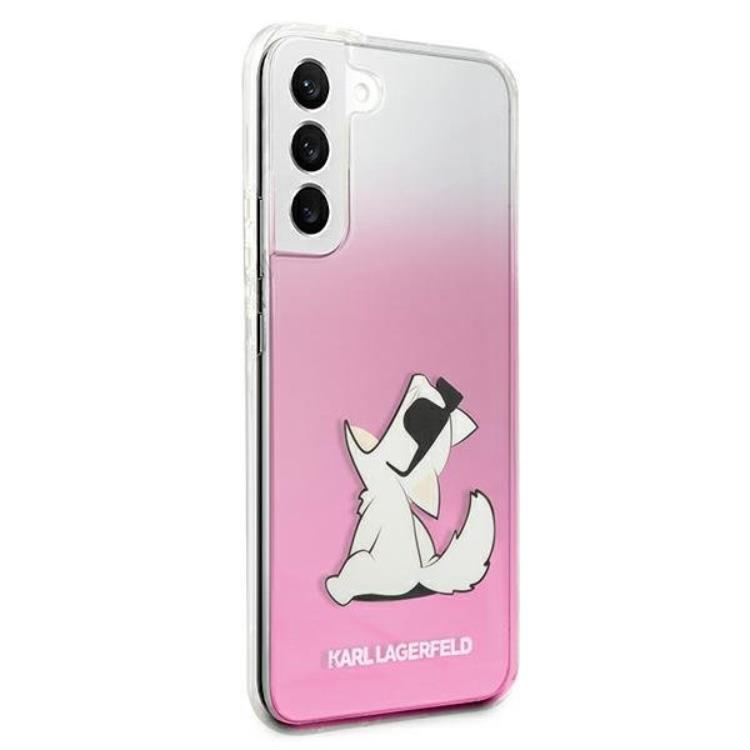 KARL LAGERFELD Karl Lagerfeld Choupette Eat Skal Galaxy S22 Plus - Rosa