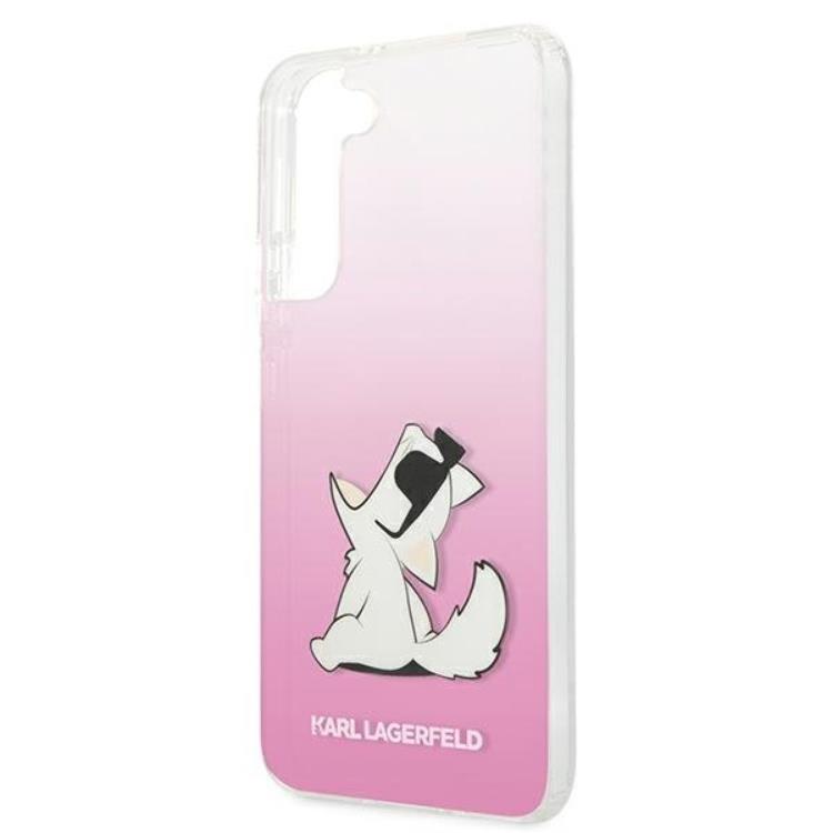 KARL LAGERFELD Karl Lagerfeld Choupette Eat Skal Galaxy S22 Plus - Rosa