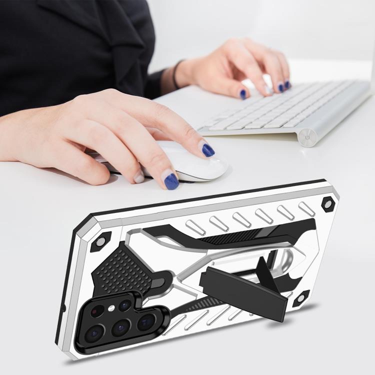 OEM Phantom Knight Skal Galaxy S22 Ultra - Silver