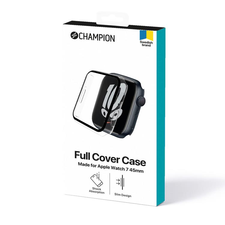 Champion CHAMPION Full Cover Skal Apple Watch 7 45mm - Transparent