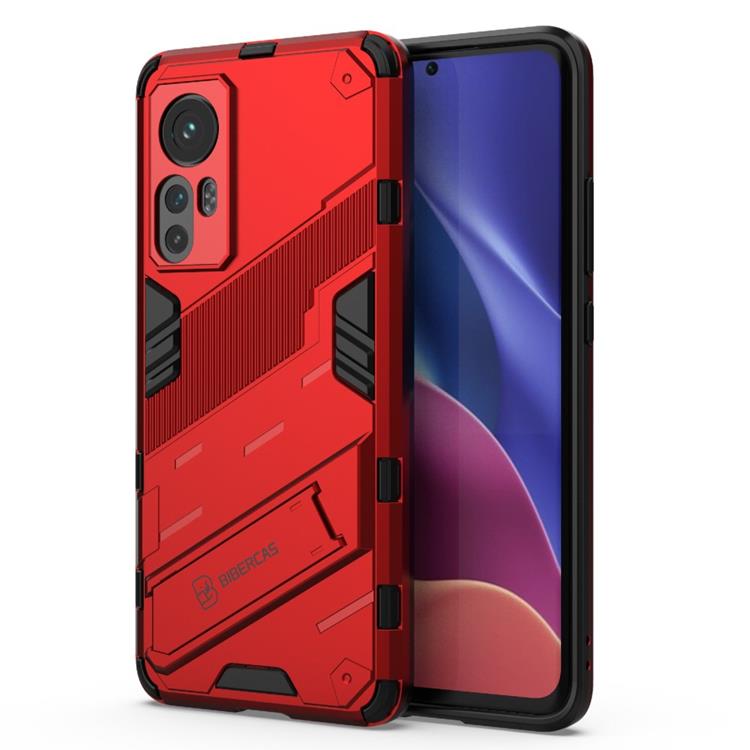 OEM Kickstand Anti-Fall Skal Xiaomi 12 Pro - Röd