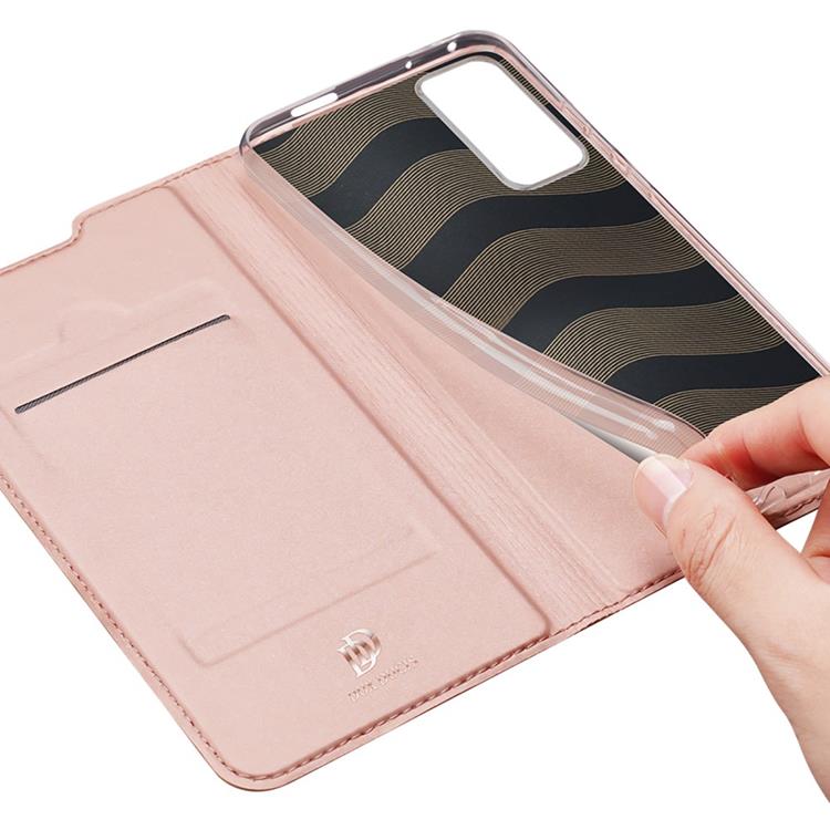 Dux Ducis DUX DUCIS Skin Series Plånboksfodral Xiaomi 12 Pro - Rosa Guld