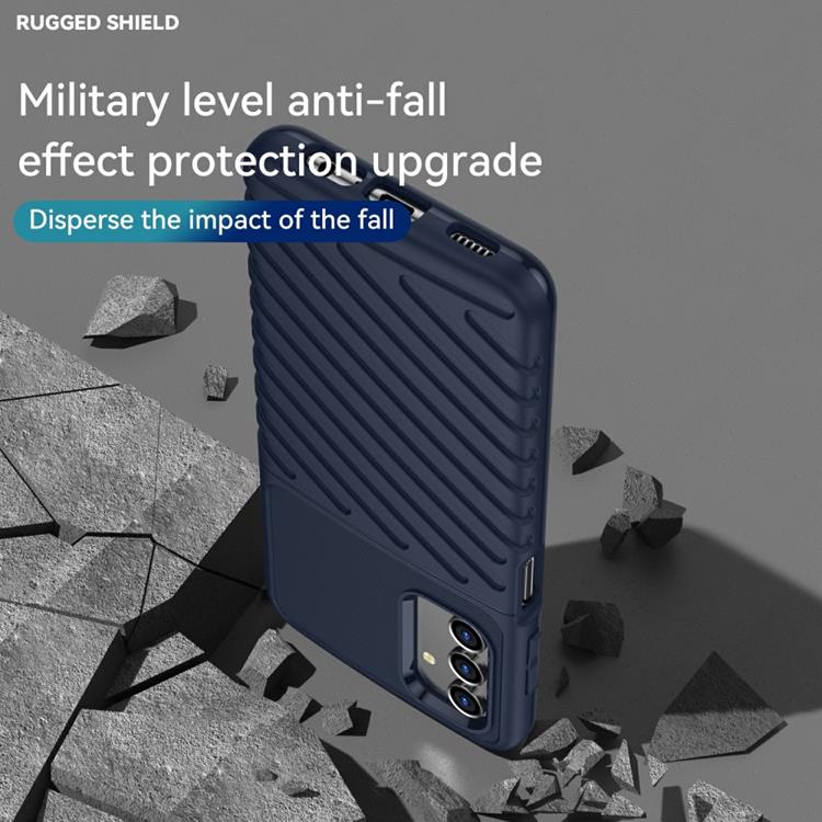 OEM Thunder Twill Skal Galaxy A13 4G - Blå