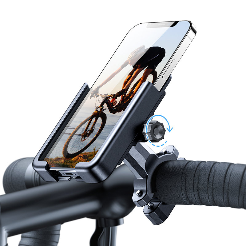 Wozinsky Wozinsky Metal Bike Smartphone Styre Mount - Svart