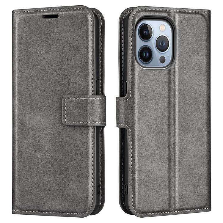 OEM Flip Folio iPhone 14 Pro Max Plånboksfodral - Grå