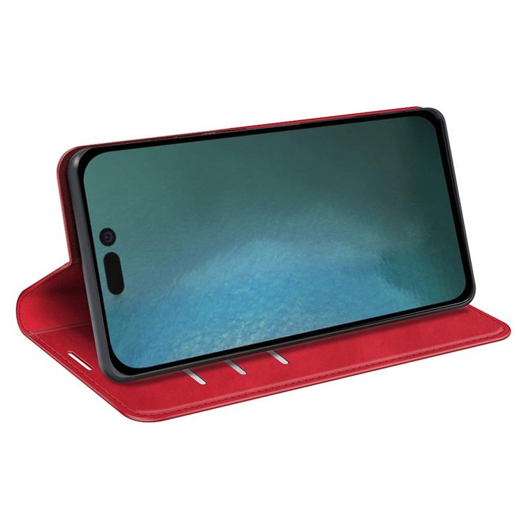 OEM Folio iPhone 14 Pro Plånboksfodral - Röd