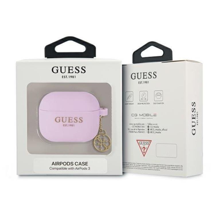 Guess Guess Charm Collection Skal Airpods 3 - Lila