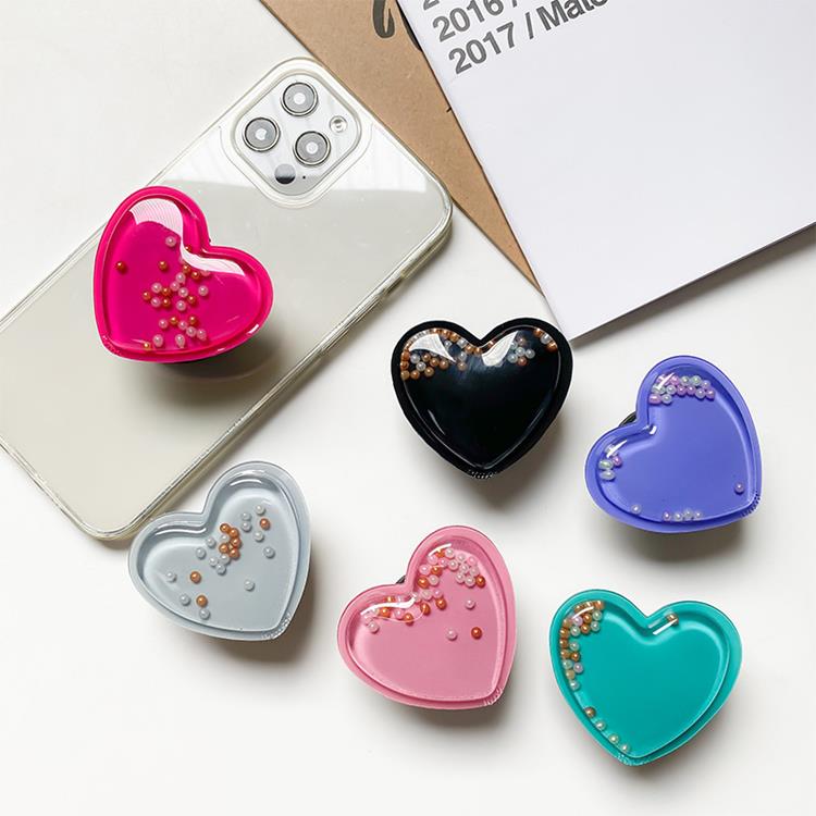 OEM Heart Beads Popup Hållare - Grön