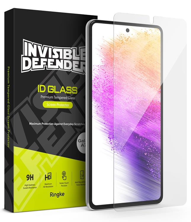 Ringke Ringke Galaxy A73 5G Härdat Glas Skärmskydd Invisible Defender ID