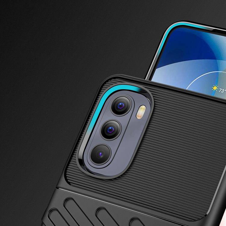 OEM Thunder Flexible Armored Skal Motorola Moto G Stylus (2022) - Svart