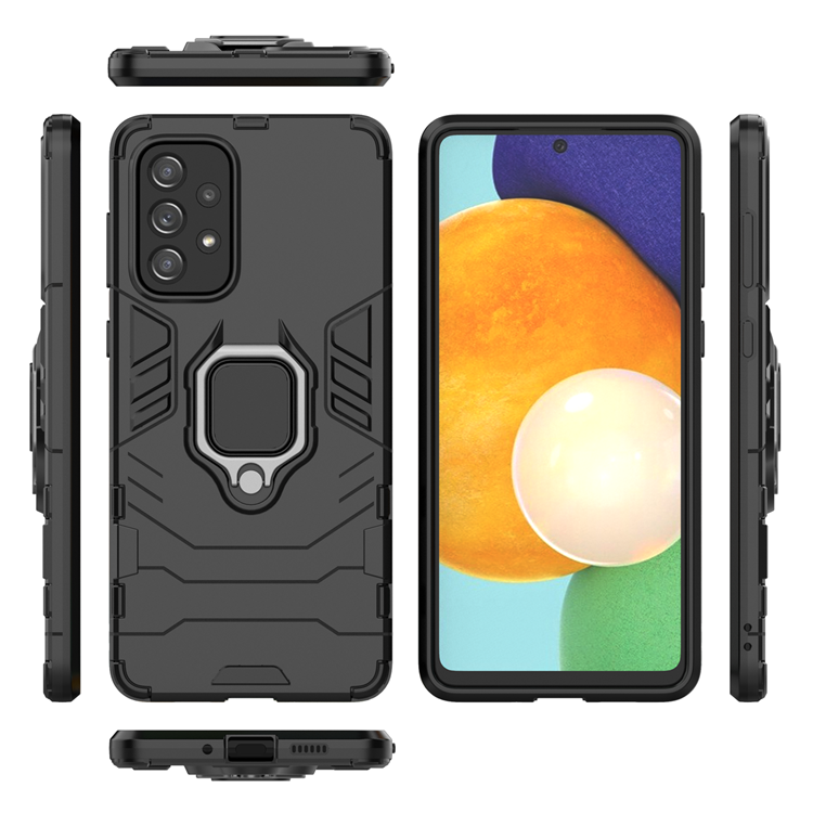 OEM Galaxy A73 Skal Ring Armor - Svart