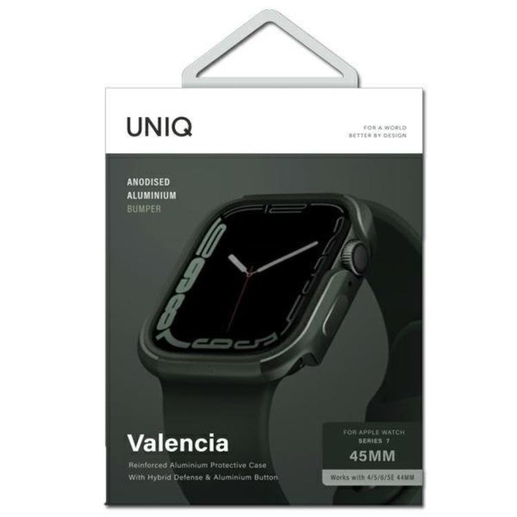 UNIQ Uniq Apple Watch 4/5/6/7/SE 45/44mm Skal Valencia - Grön