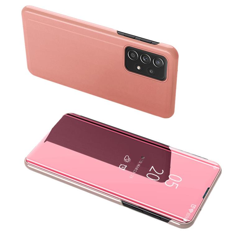 OEM Galaxy A73 Fodral Clear View Flip - Rosa