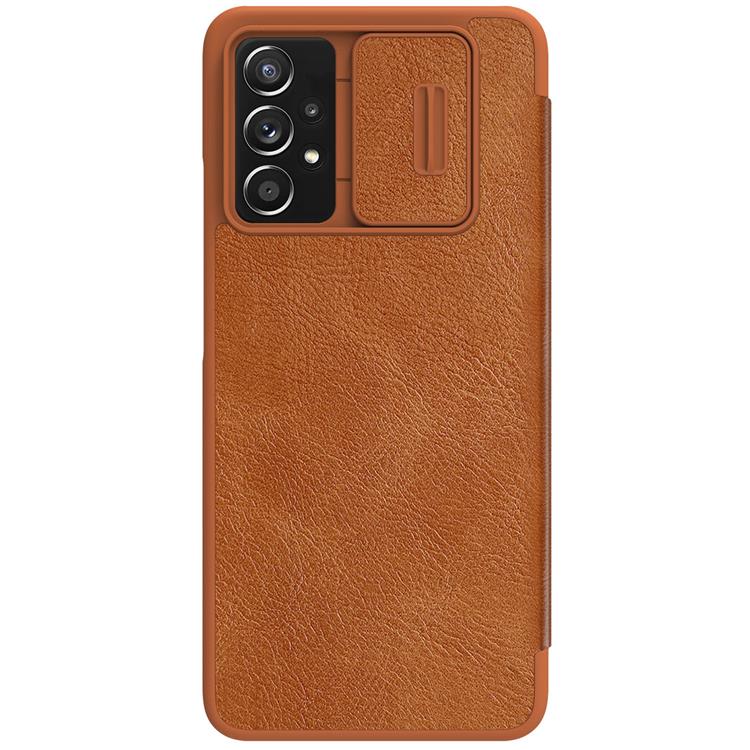 Nillkin Nillkin Galaxy A73 Fodral Qin läder Holster - Brun