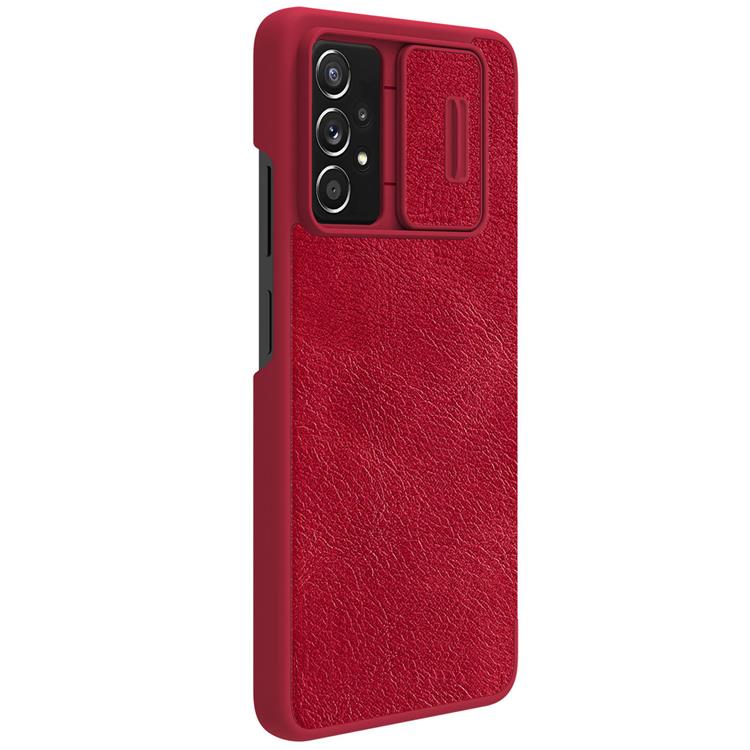Nillkin Nillkin Galaxy A73 Fodral Qin läder Holster - Röd