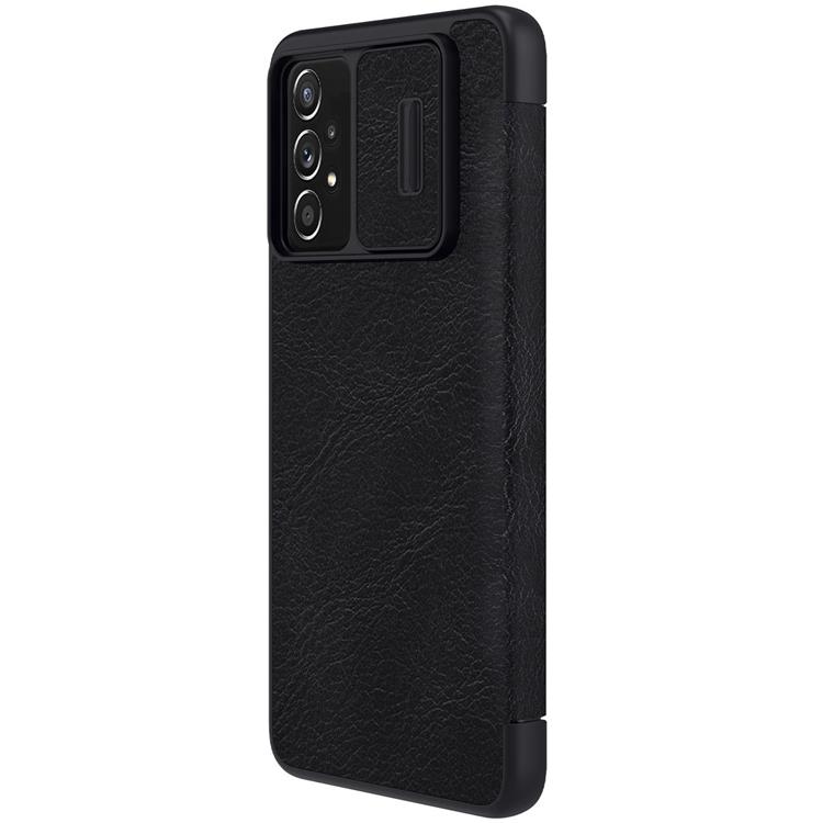 Nillkin Nillkin Galaxy A73 Fodral Qin läder Holster - Svart