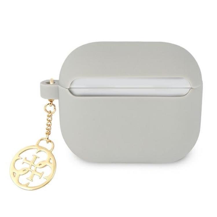 Guess Guess AirPods 3 Skal Silicone Charm Collection - Grå