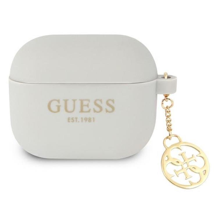 Guess Guess AirPods 3 Skal Silicone Charm Collection - Grå