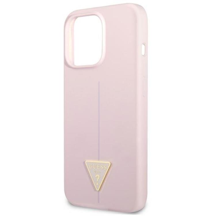 Guess Guess iPhone 13 Pro Max Skal Silicone Triangle - Lila