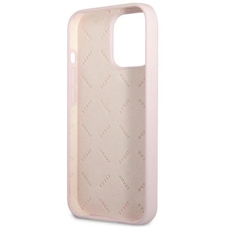 Guess Guess iPhone 13 Pro Max Skal Silicone Triangle - Lila