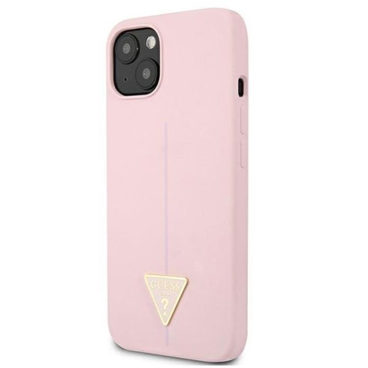 Guess Guess iPhone 13 mini Skal Silicone Triangle - Lila