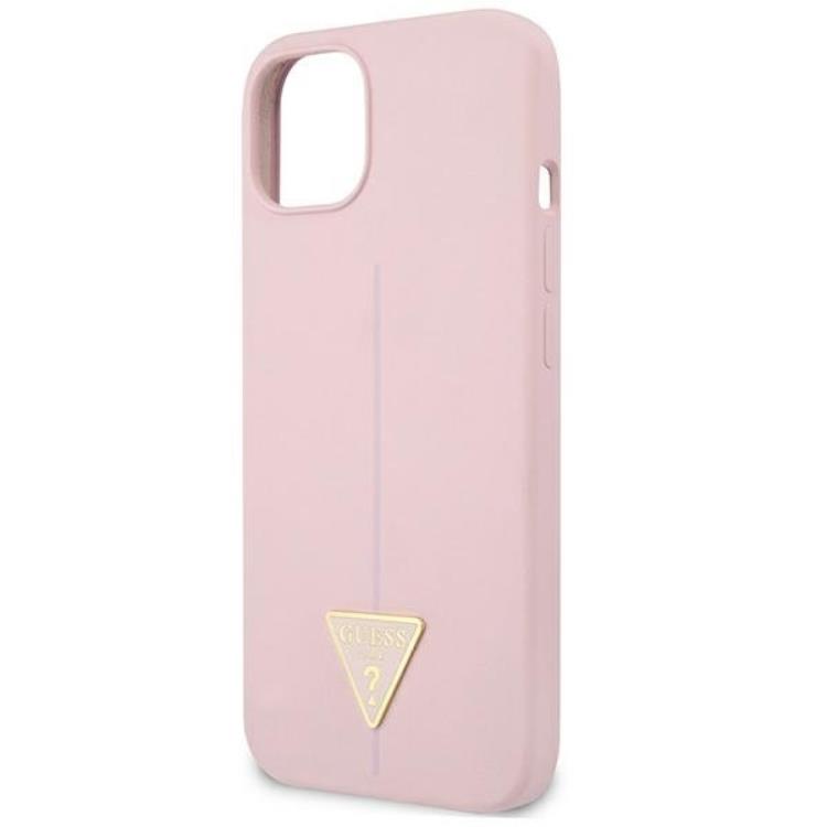 Guess Guess iPhone 13 mini Skal Silicone Triangle - Lila