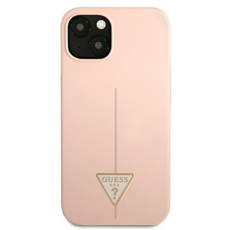 Guess Guess iPhone 13 Skal Silicone Triangle - Rosa