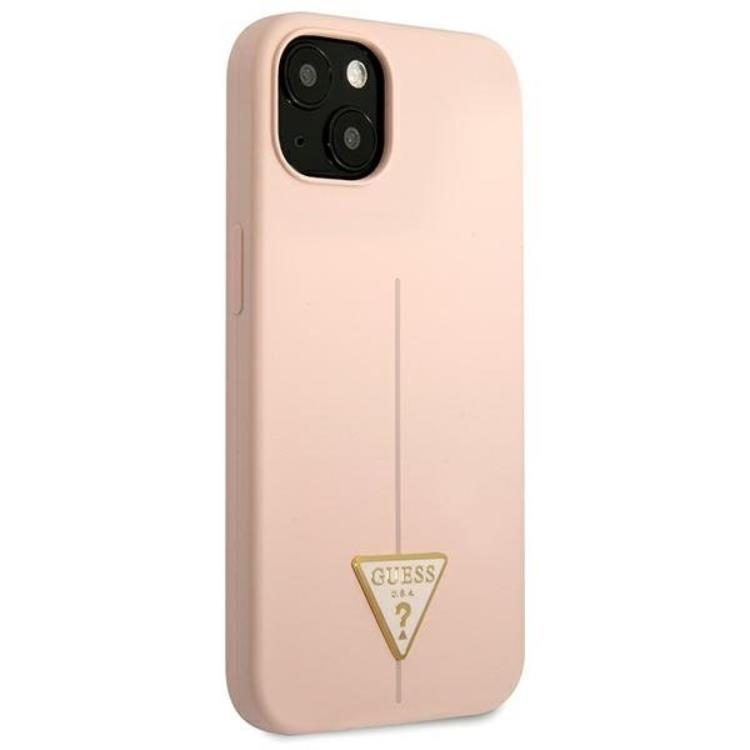 Guess Guess iPhone 13 Skal Silicone Triangle - Rosa