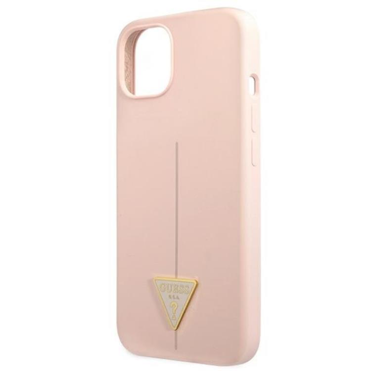 Guess Guess iPhone 13 Skal Silicone Triangle - Rosa