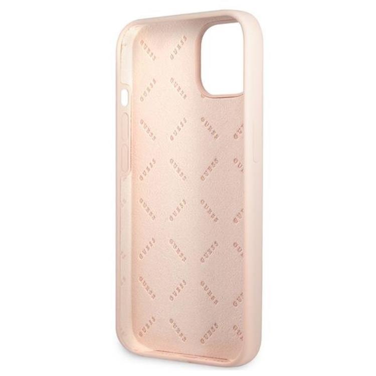 Guess Guess iPhone 13 Skal Silicone Triangle - Rosa