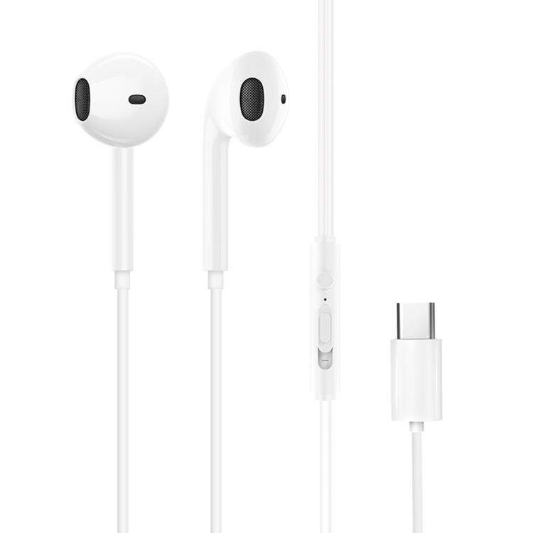 Dudao Dudao In-Ear Hörlurar med USB Typ-C Kontakt - Vit