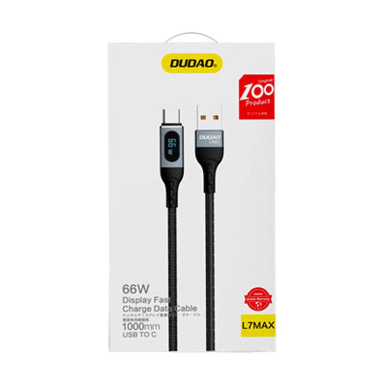 Dudao Dudao USB-C Snabbladdning PD 66W - Svart