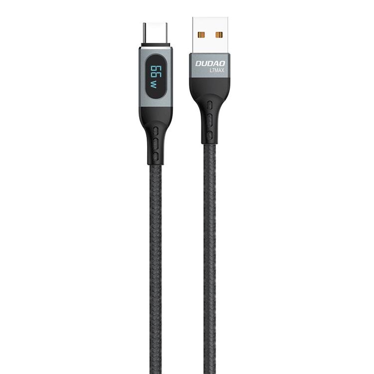 Dudao Dudao USB-C Snabbladdning PD 66W - Svart