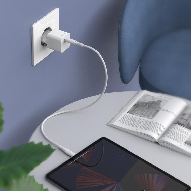 Choetech Choetech Väggladdare 20W USB Typ-C - Vit