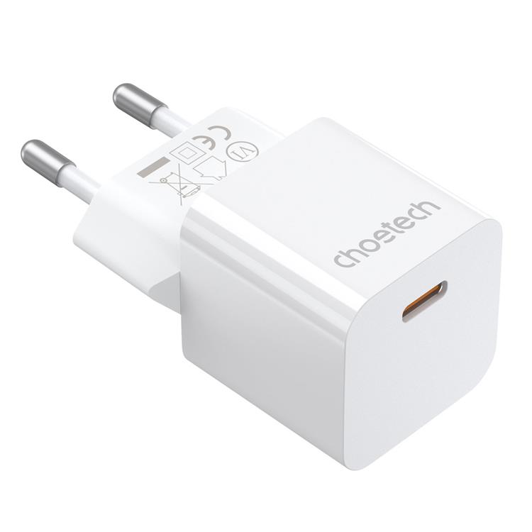 Choetech Choetech Väggladdare 20W USB Typ-C - Vit