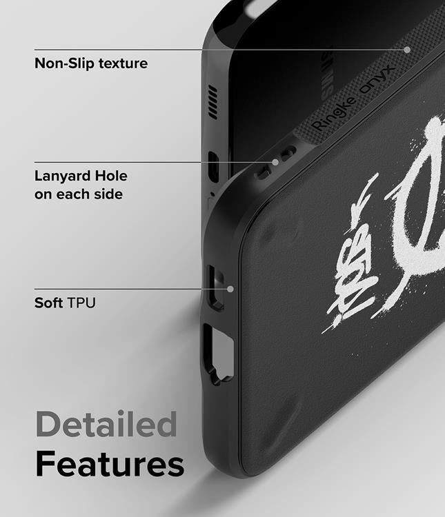 Ringke Ringke Galaxy S22 Plus Skal Onyx Graffiti - Svart