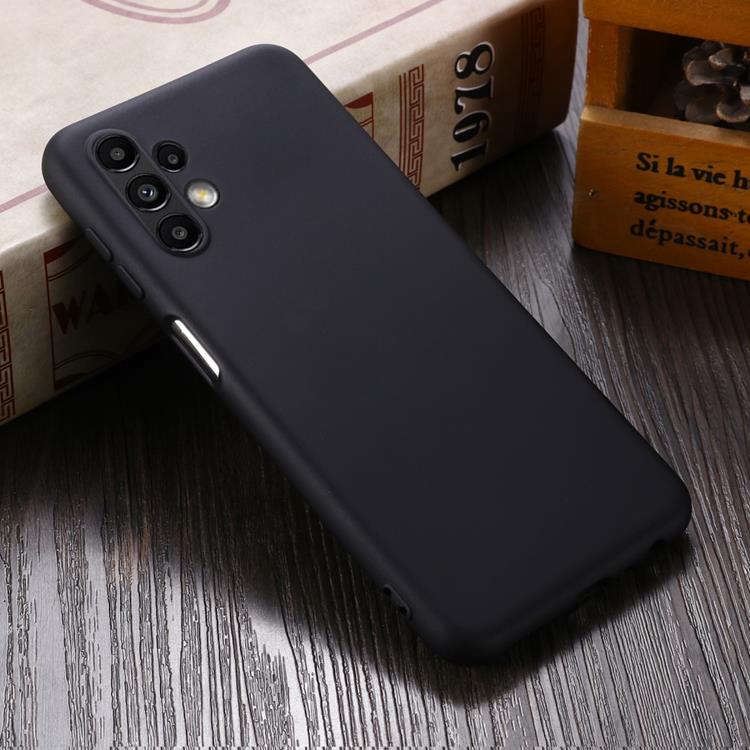 OEM Galaxy A13 4G Skal Liquid Silicone - Svart