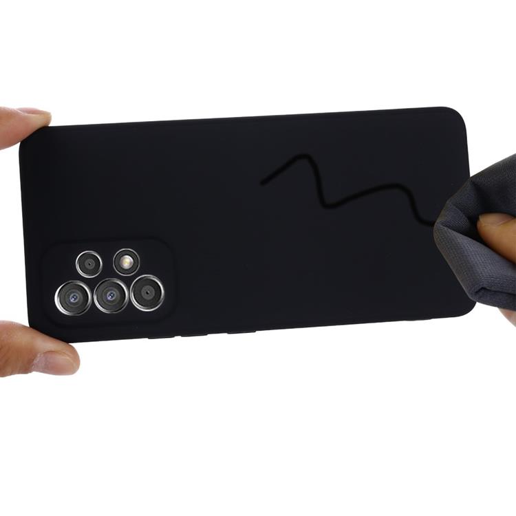 OEM Galaxy A33 5G Skal Liquid Silicone - Svart