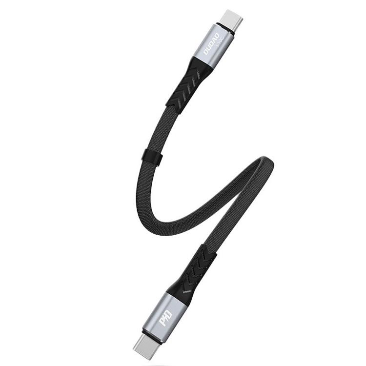 Dudao Dudao USB USB-C till USB-C kabel PD 100W 0.23m - Svart