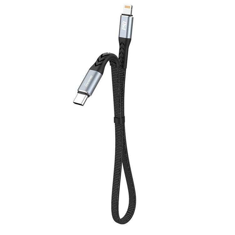 Dudao Dudao USB-C till Lightning kabel PD 20W 0.23m - Svart
