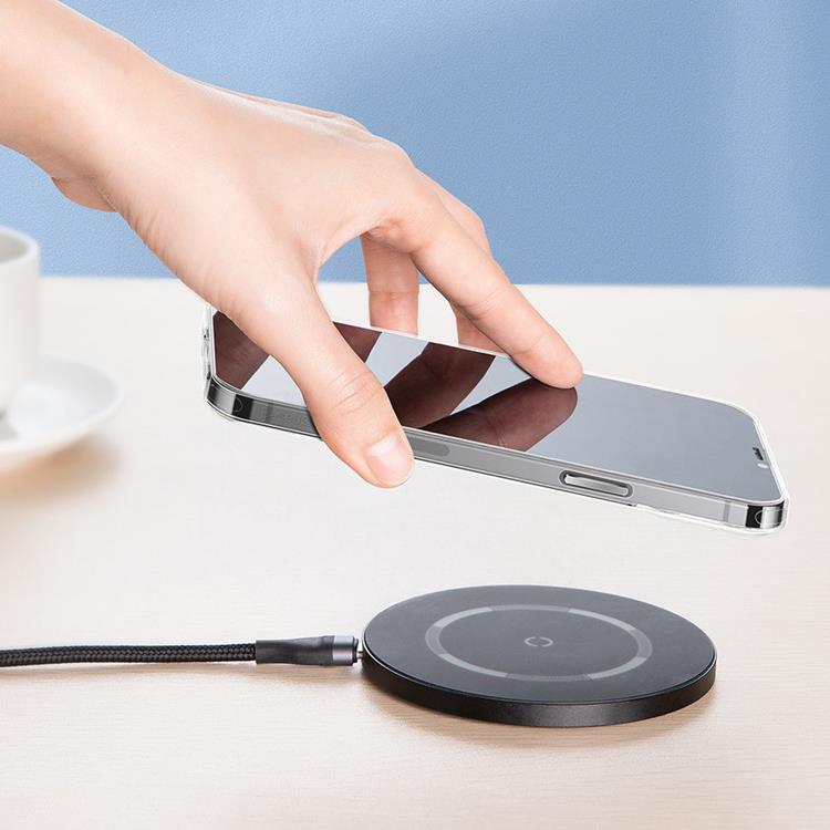 BASEUS Baseus iPhone 13 Pro Max Skal Frosted Glass med Gelram - Transparent