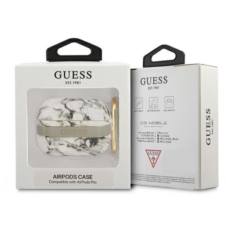 Guess Guess Airpods Pro Skal Marble Strap Collection - Grå