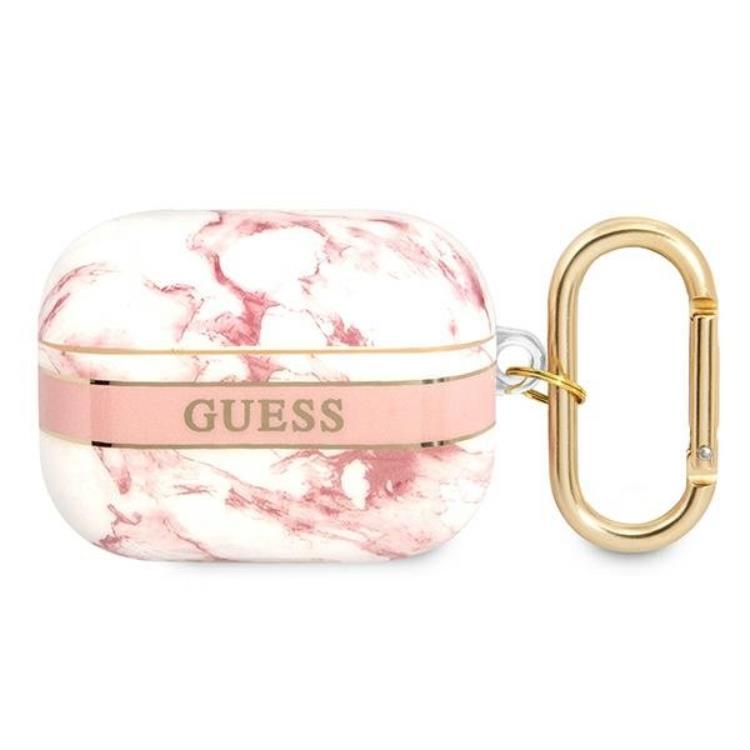 Guess Guess Airpods Pro Skal Marble Strap Collection - Rosa