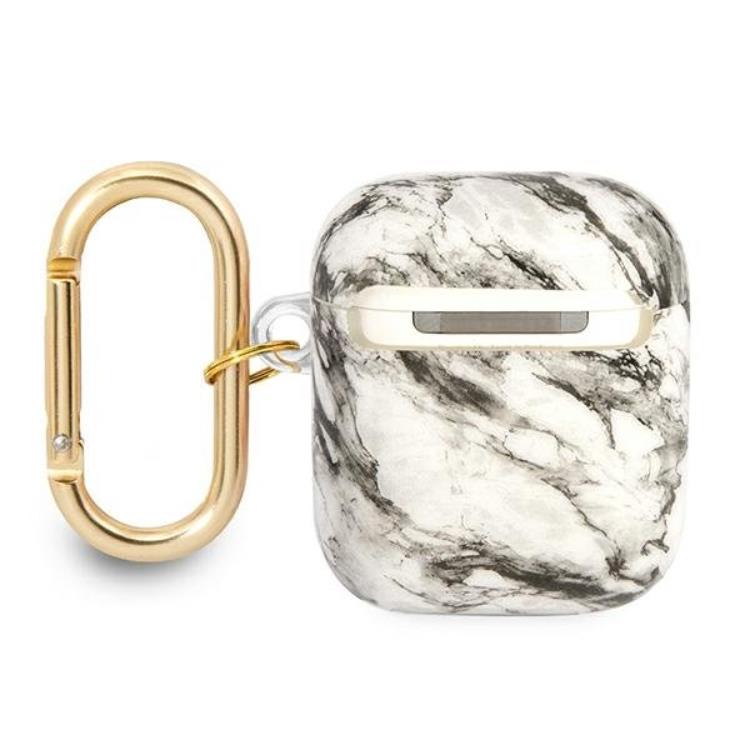 Guess Guess Airpods Skal Marble Strap Collection - Grå