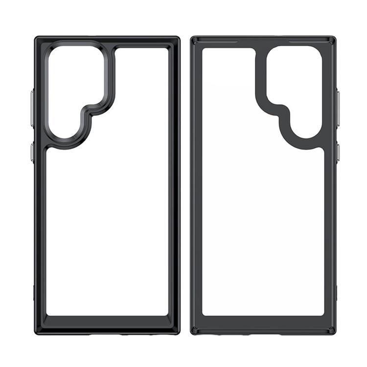 OEM Galaxy S22 Ultra Skal Outer Space med en Gelram - Röd