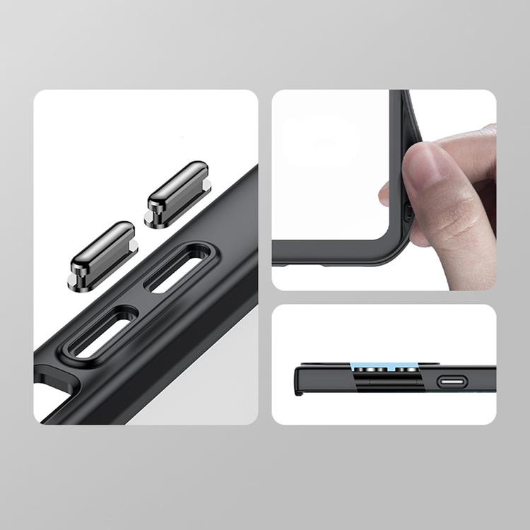 OEM Galaxy S22 Ultra Skal Outer Space med en Gelram - Röd