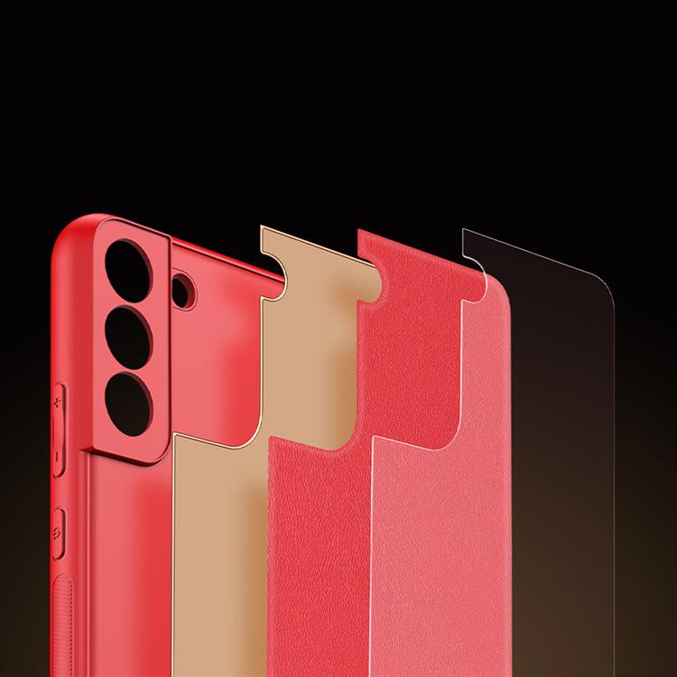 Dux Ducis DUX DUCIS Galaxy S22 Plus Skal Yolo Elegant Läder - Röd