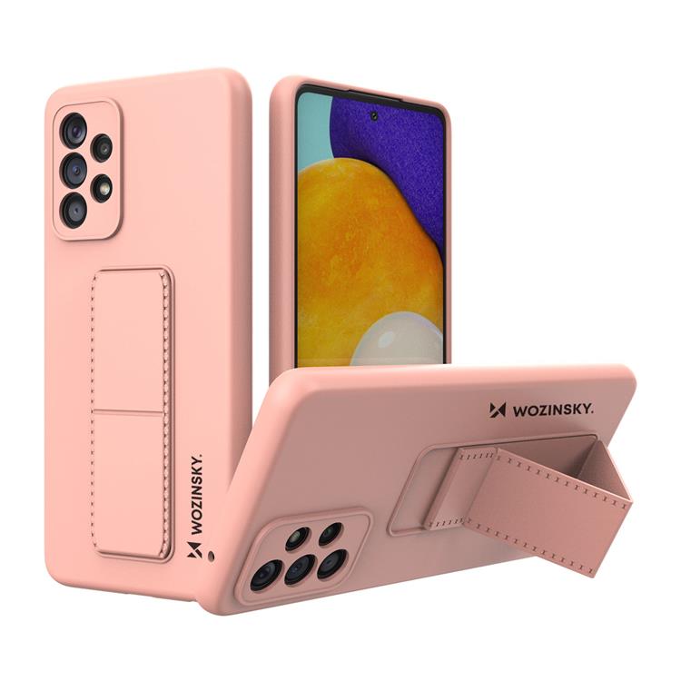 Wozinsky Wozinsky Galaxy A73 Skal Kickstand Silicone - Rosa