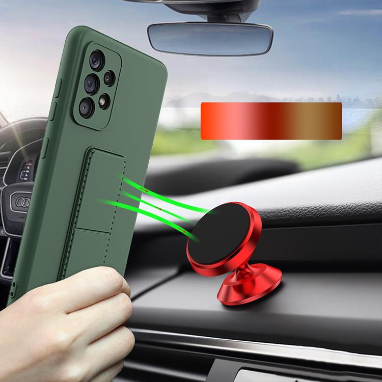 Wozinsky Wozinsky Galaxy A13 5G Skal Kickstand Silicone - Röd