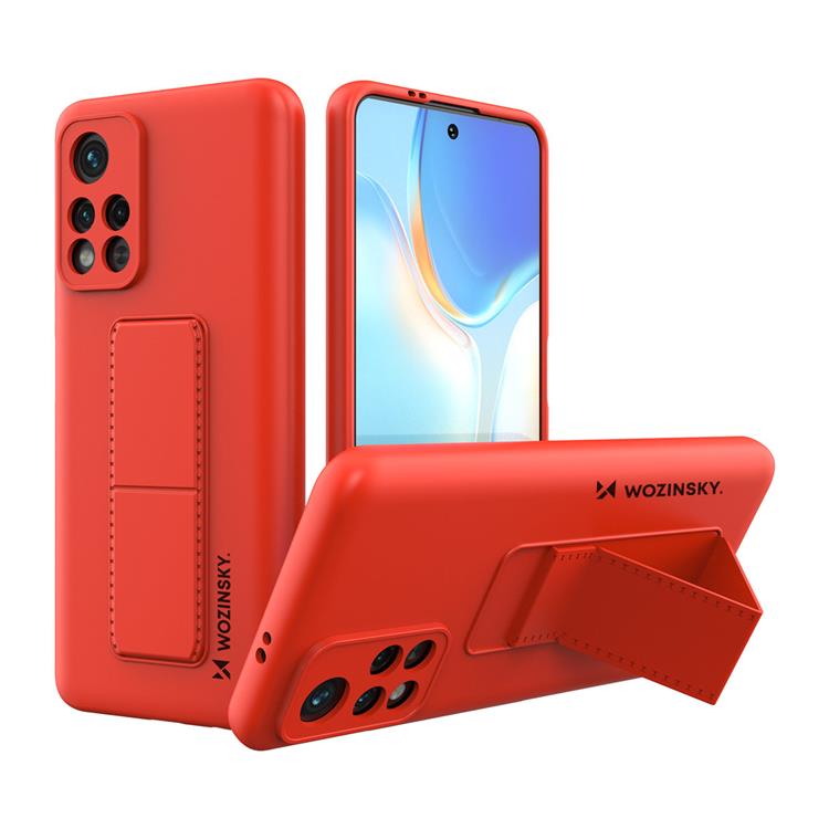 Wozinsky Wozinsky Xiaomi Poco M4 Pro 5G Skal Kickstand Silicone - Röd